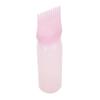 Flacone Applicatore Pettine Radici Semi Trasparente per Olio Applicatore per Tinta Capelli 160ml per Casa Salone