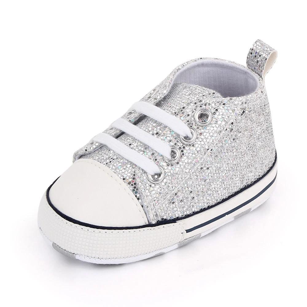 Sneakers classiche in tela per bambini Stampa per neonati Star Sports Neonati maschi Scarpe per primi camminatori Scarpe da bambino antiscivolo per neonati