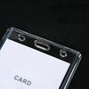 1PC Portable Transparent Hard Plastic Badge Work ID Card Holders Protector Case Cover Office School Supplies