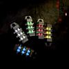 Self-luminous Titanium Alloy Tritium Tube Luminous Velcro Morale Badge Keychain Tritium Gas Pendant Necklace Pendant Car Sticker
