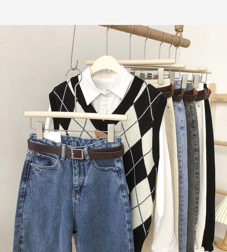 2021 Autumn/Winter Women's High-Waist Slim-Fit Korean Harem Jeans