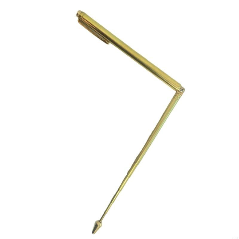 

Brass Dowsing Rod Smooth Movement Golden Precisions Measuring Tool for Engineers золотой