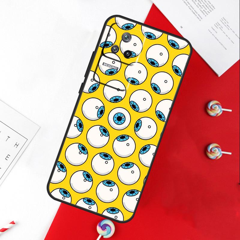 

Crazy Eyeball Pattern Cover For Xiaomi 14 Ultra 15 13 11T 12T 13T 14T Pro POCO X7 Pro X3 X5 X6 M6 F5 F6 Pro Case For Mi 11T (11T Pro)