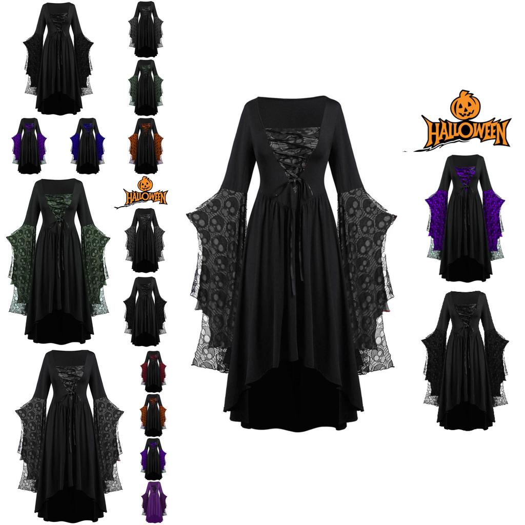 Vintage-inspiriertes Damen Halloween Skelett Kleid mit weichem Stoff und einzigartigen Designs