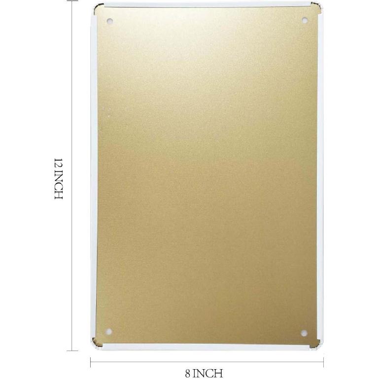 Summer Beach Metal Tin Sign Surfer Poster Surf Van Wall Decor Gift for Surfers Beach Club Open-Air bar Porch Stickers Poster Bar Decor 8x12 Inch