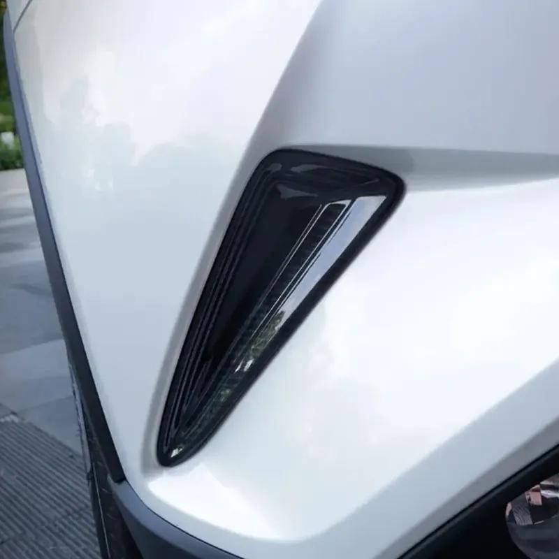 For Toyota CHR C-HR 2016 2017 2018 Car Front Fog Light Chrome Front Bumper Side Grille Cover Trim Styling ABS Exterior Protector