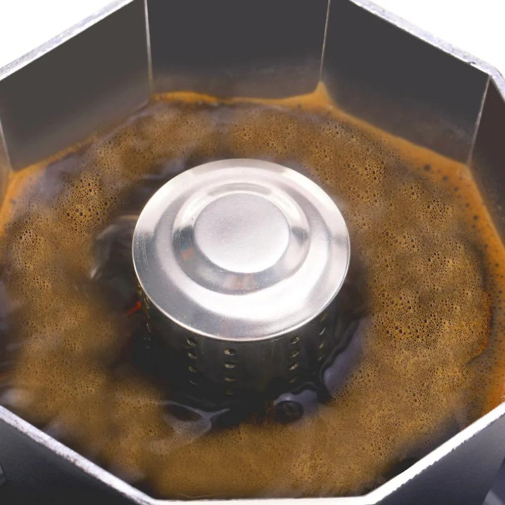 Universal Moka Pot Anti-splash Valve Durable Spray-proof Lid Moka Pot Anti-spray Cap  Stovetop