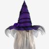 New Halloween Baroque Witch Hat Mesh Artificial Flower Dress Accessories Gothic Queen/ Cosplay Witch