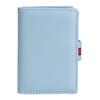 Mini Fashionable RFID Women Card Holder PU Leather Bank Card Box Business Card CaseBlue