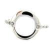 Silverring 'Sissi' silvervit (rhodiumpläterad) - 13 mm