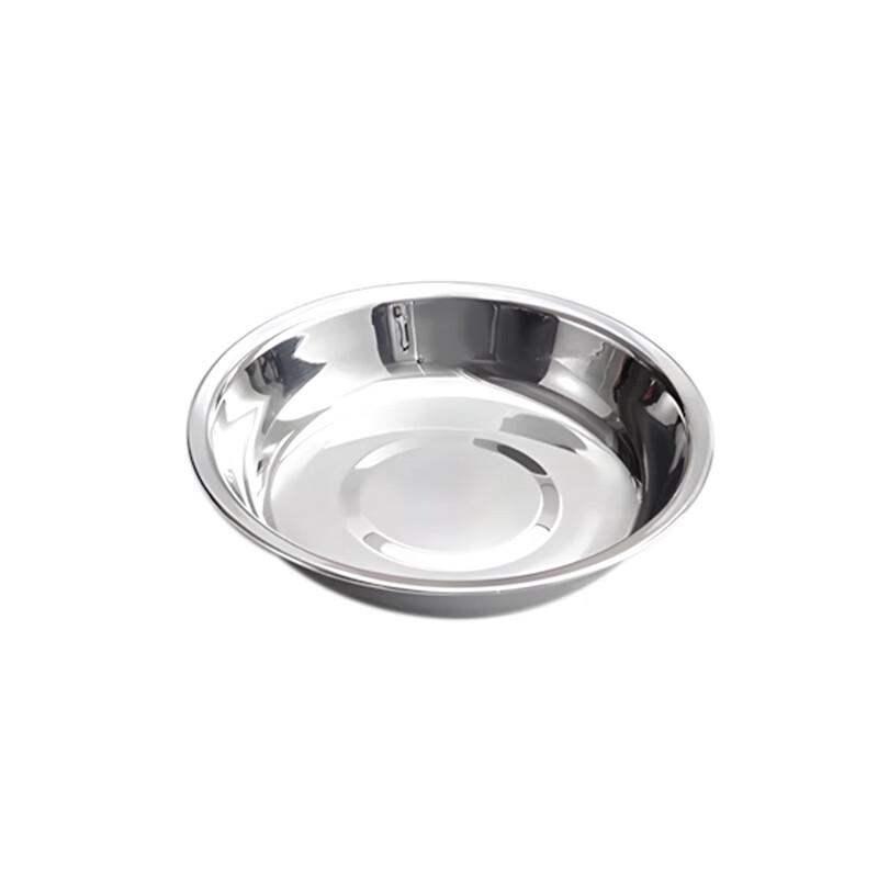 Jiwanggu 201 Stainless Steel Round Serving Plate