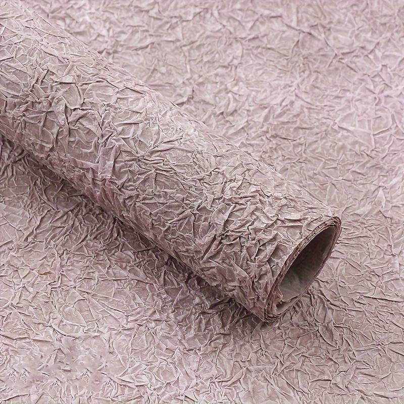 5 fogli di carta per confezioni di bouquet con texture plissettata effetto pietra, realizzata a mano, materiale per avvolgere bouquet, carta per sfondi fotografici fai da te