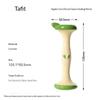 Cute Apple Core Ceramic Bird Perch Functional Nail Trim Climbing Stick Wear-resistant Chew Toy Decor For Parakeet Lovebird Cage