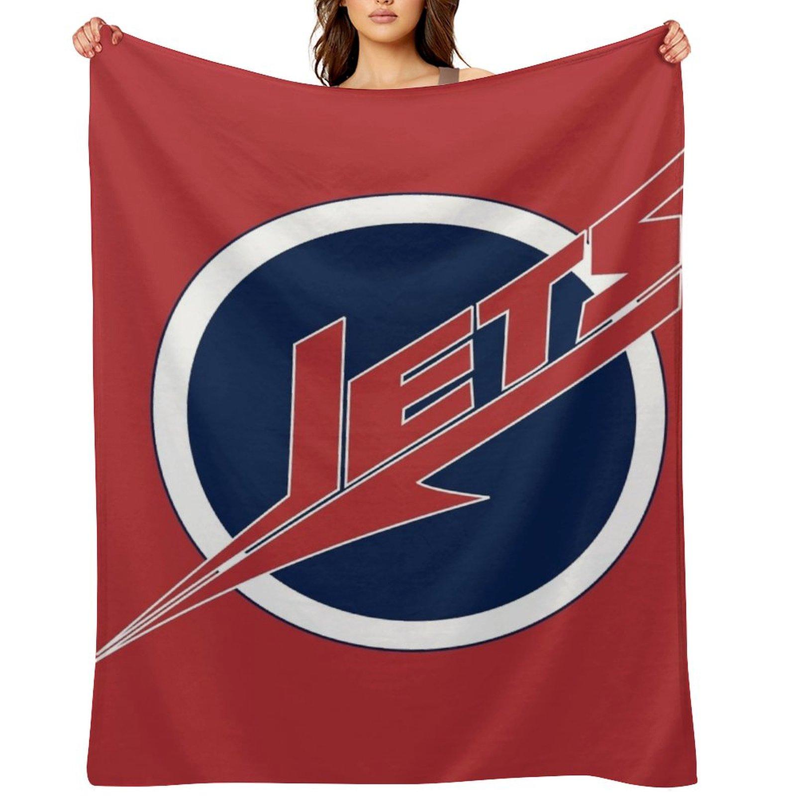 

Newman Jets Throw Blanket Single Flannel Fabric Polar heavy to sleep Blankets 30x40in