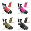 Benepaw Warm Fleece Collar Dog Coat Jacket Reversible Winter Dog Clothes Waterproof Puppy Clothing For Small Medium Large Dogs