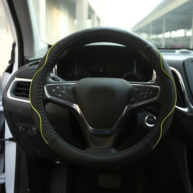 

My Good Car 38 см автомобильный чехол на руль кожаные чехлы автоаксессуары для chevrolet sonic tracker Trailblazer Equinox