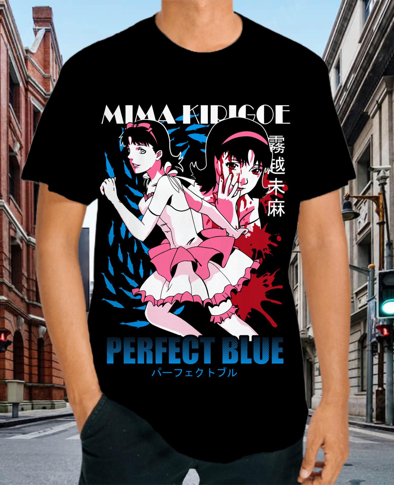 Perfect Blue T-Shirt Mens Womens Tees Top Gift Horror Anime Perfect Blue Mima Kirigoe Shirt All Size 3XL