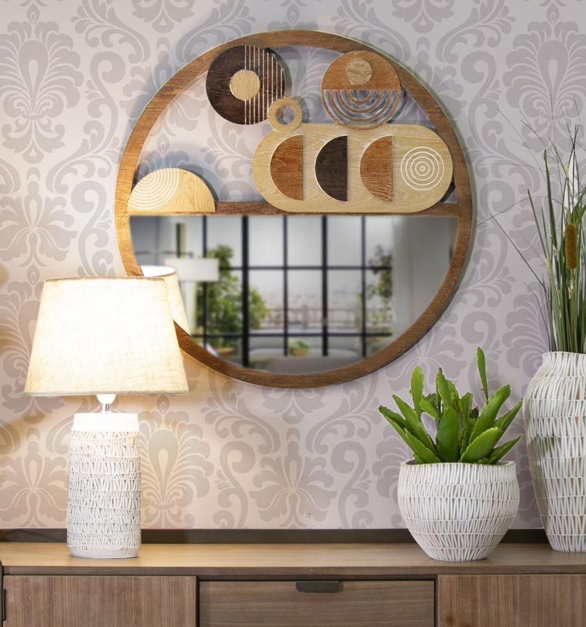 Wall Mirror Block Cm Ø 80X3