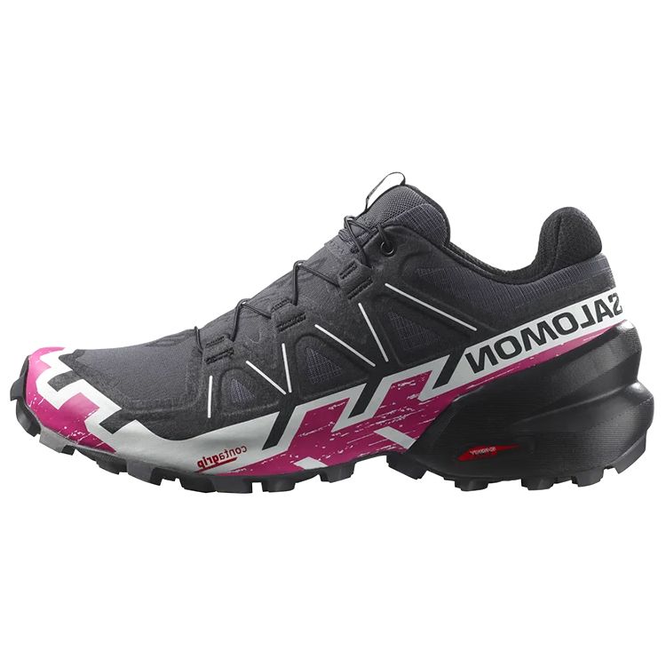 Salomon Speedcross 6 Low Top Traction Anti-Slip Outdoor Functional Shoes Women Shoes Black Purple 417430