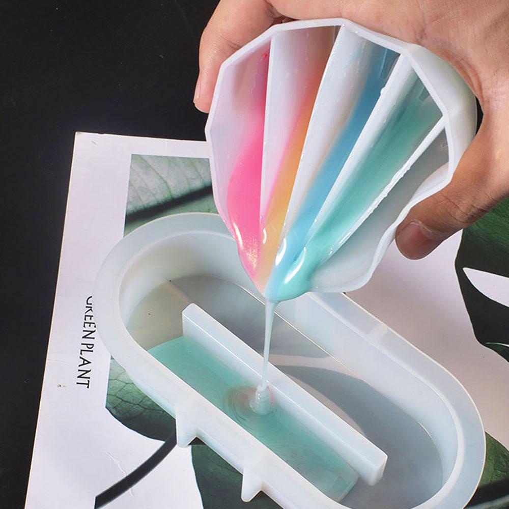 For Fun Silicone Distributing Cup Liquid Pigment Resin Color Mixing Cup Resin Cup for DIY Epoxy Resin Crafts Making Tools