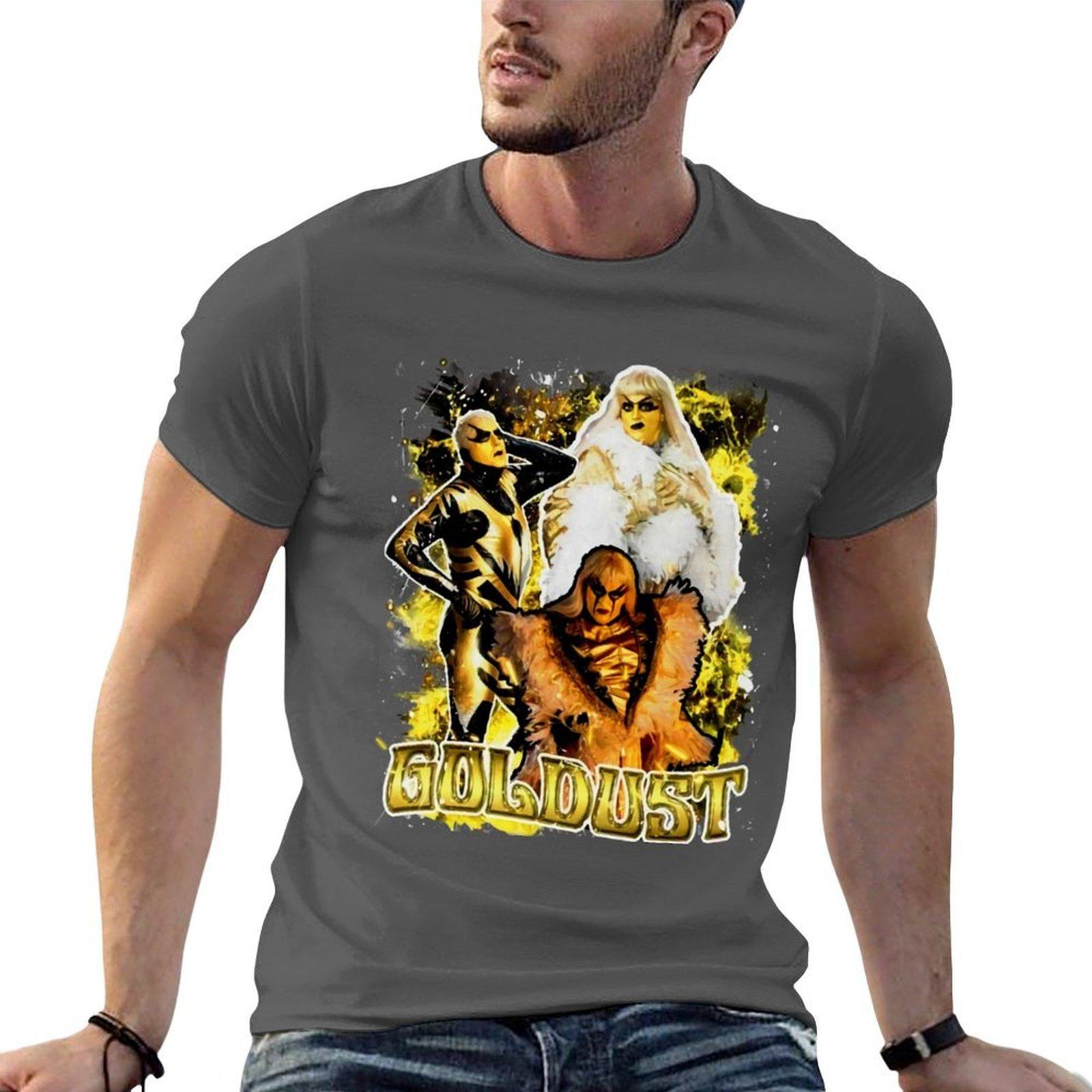 

Vintage Inspired Goldust Wwf Wrestling Tee TShirt man tshirt printed t shirts for man TShirt 4XL