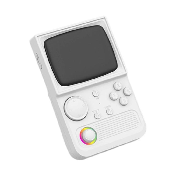 

Nostalgic Gaming Systems 3.5inch Glows Edges 3500mAh Rechargeable Battery Auto Save Feature белый