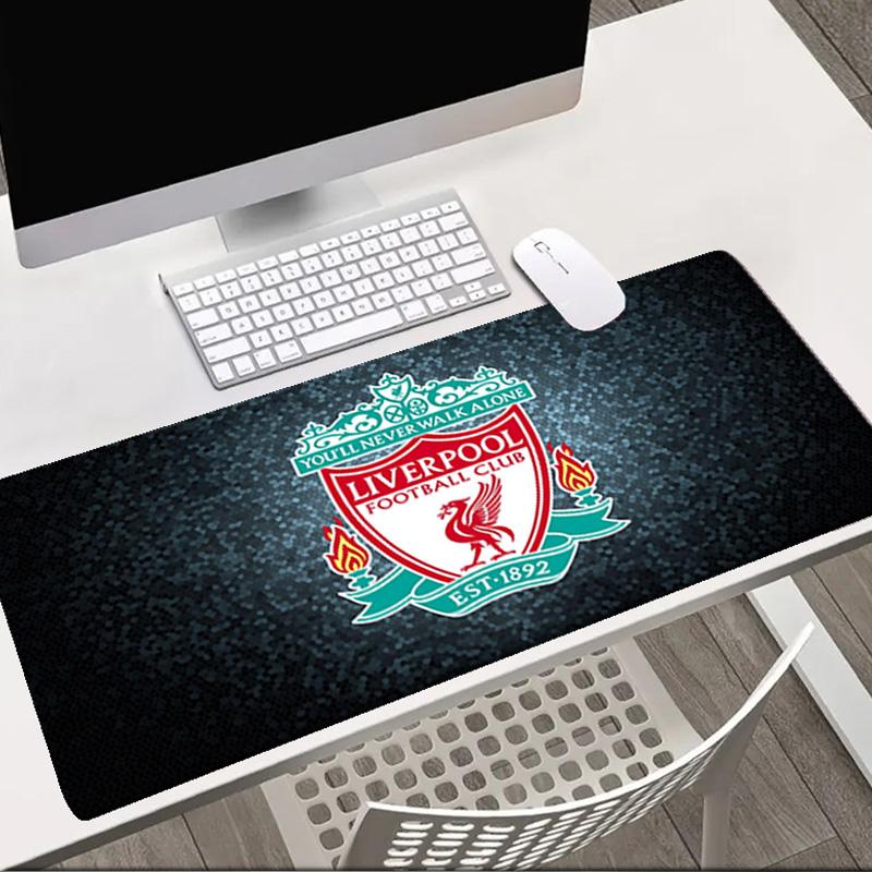 Football Liverpool Crest Mouse pad Office Desk Mat, Gaming Mouse Pad Mousepad, keyboard pad,Heavy-Duty Non-Slip Rubber Backing, Gift