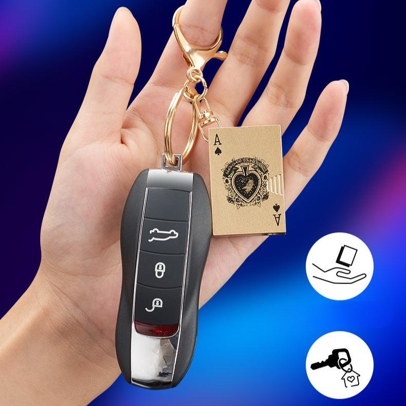 New High Quality Mini Metal Open Flame Inflatable Lighter with Keychain Portable Cigarette Lighter Cigarette Accessories Gift