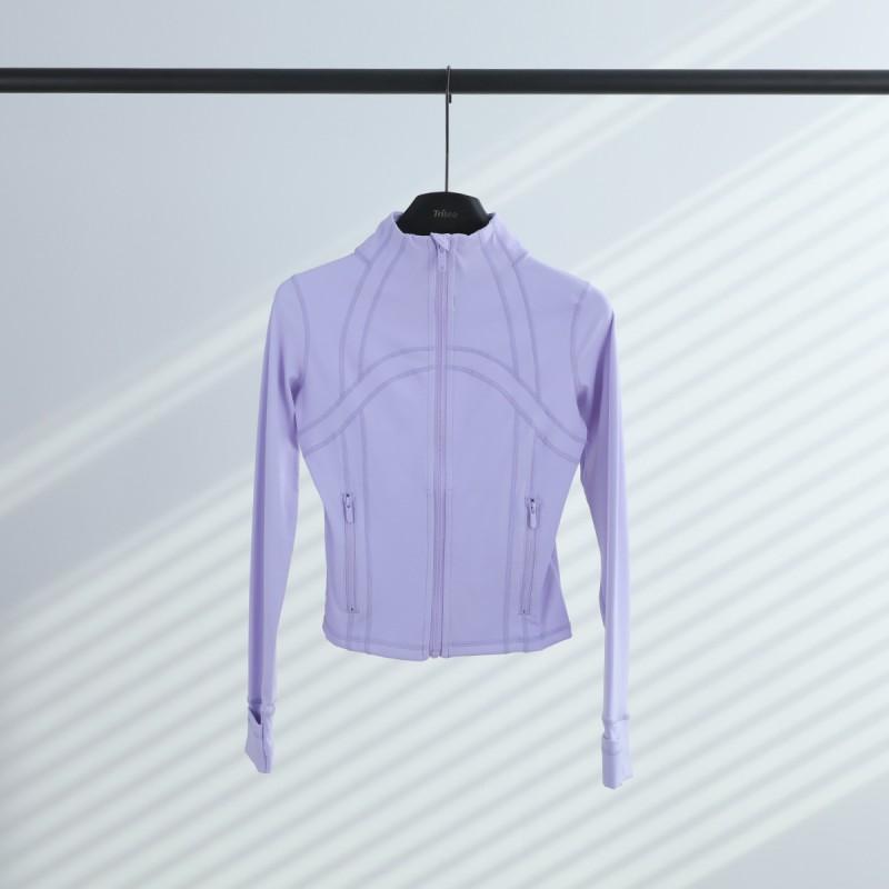 Lulu Define Short Stand Collar Jacket Women Slim Fit Yoga Running Activewear