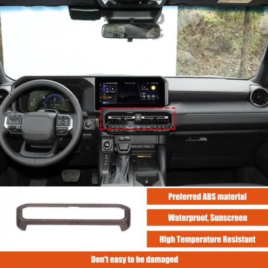 Grain Center Console air outlet frame Trim For Toyota Land Cruiser LC250 24+