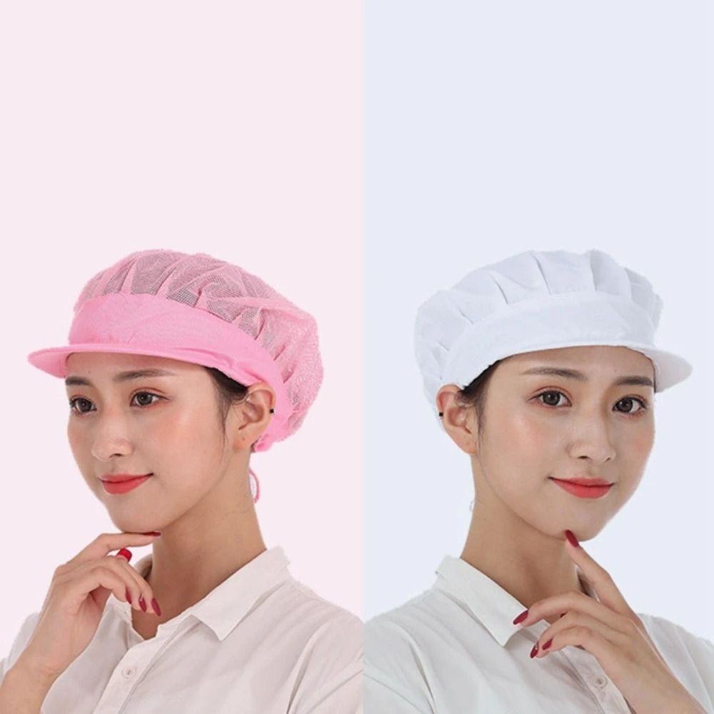 Adjustable Chef Hat Cotton Waitress Hat Catering Cooking Cap Work Turban Hat  Waiter