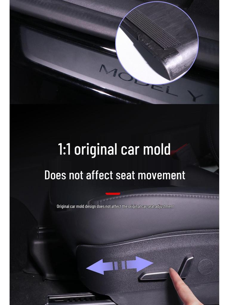 Model Y Rücksitz-Kratzschutz und Schienen-Innenzubehör