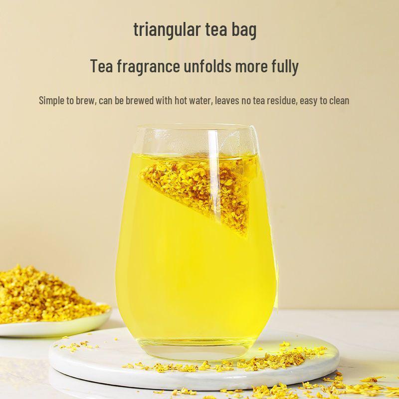 Osmanthus Tea Bags: Edible, Dried, Sulfur-Free, Individually Packaged for Brewing
