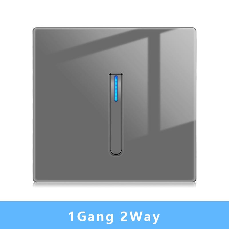 Nástěnný vypínačový panel LED indikátor UK EU FR Univerzální USB Elektrická zásuvka Klavírní klávesy Samoresetovací nástěnné vypínače TV Počítač