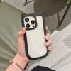 Cute 3D Cat Ear Transparent Phone Case For 17 16E 16 15 14 Plus 13 12 11 Pro Max Cartoon Lovely Shockproof Clear Cover