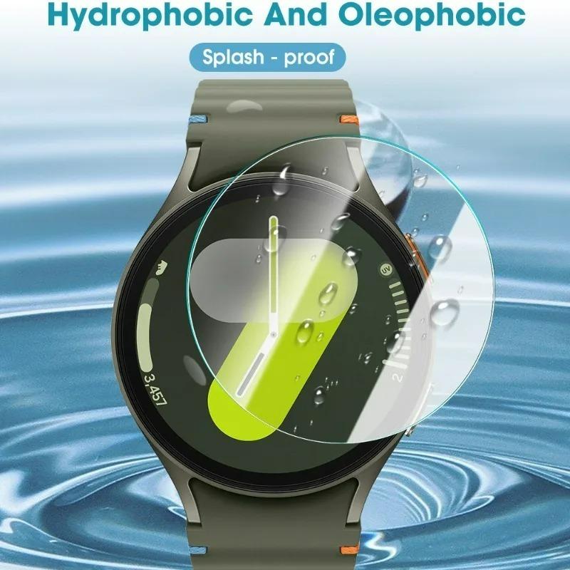 For Galaxy Watch 7 6 5 4 Screen Protector Tempered Glass Film HD Full Cover 40mm 44mm Ultra 47mm Classic Protective Screen Film
