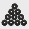 Black & Gold Non-Slip Felt Drum Cymbal Pads - Set of 10