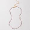 2025 Fashion Korean Temperament Versatile Pearl Necklace Women's Single Layer Simple Wind Neck Chain Collarbone Chain
