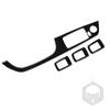 For Bmw 3 Series 2005-2012 E90 320i 325i Piano Black Window Lift Control Plastic Plate Trim Car Interior Accessoriers Sticker