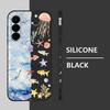 Shark Ocean Fish Print Case For Samsung Galaxy S26 S25 Ultra S24 S23 S22 Plus S21 FE A15 A16 A17 A35 A36 A54 A55 A56 5G Soft Cover