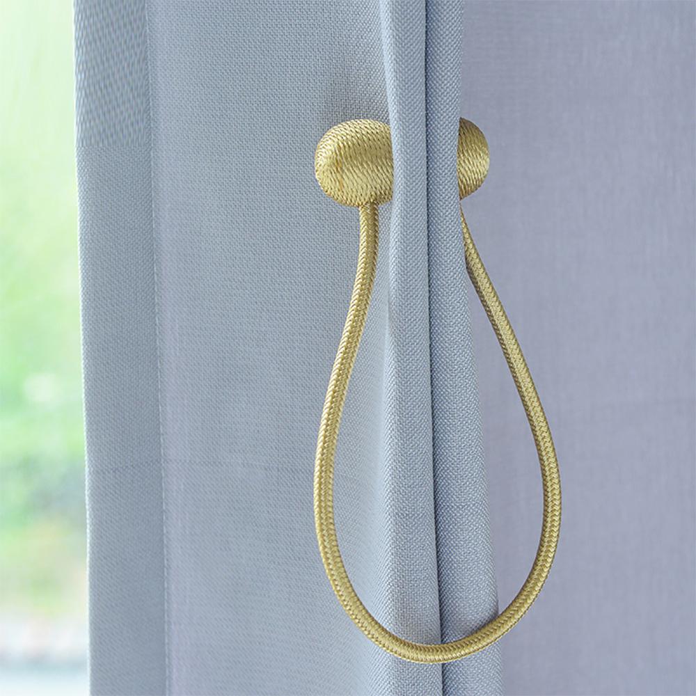 1Pcs Magnetic Curtain Tieback High Quality Clip Curtains Buckle Holder Decorative Home Polyester Curtains Accessories