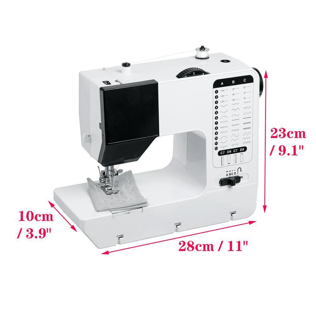 2W Household Desktop 7 Portable Mini Electric/ Battery Power Thread Sewing Machine