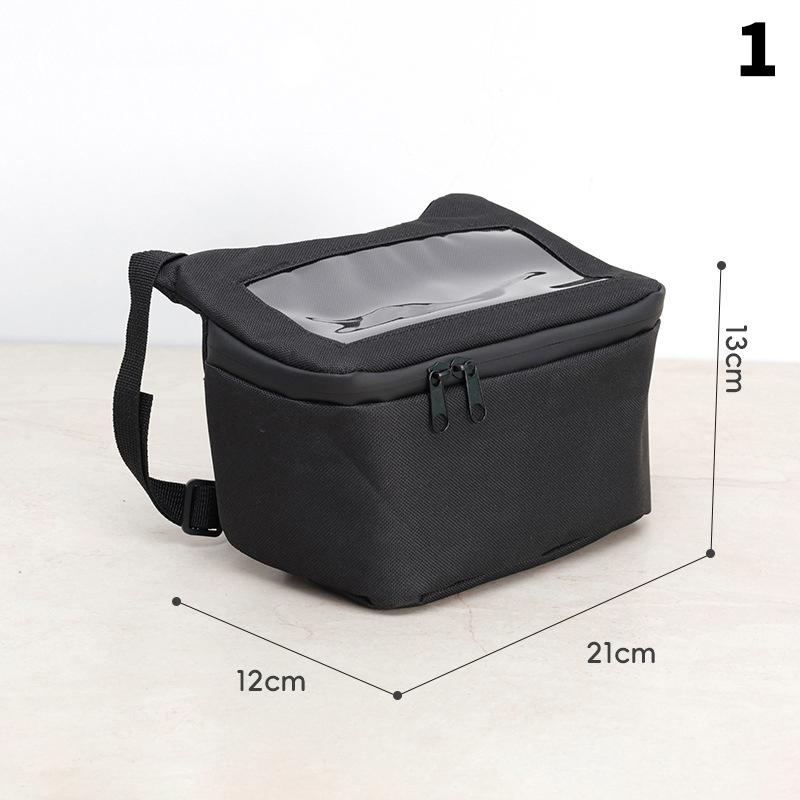 Vordere Motorradtasche Touchscreen Wasserdicht Fahrradnavigation Lenkeraufbewahrung Hüfttasche Lenkertasche Tragbar Für Vespa Hik