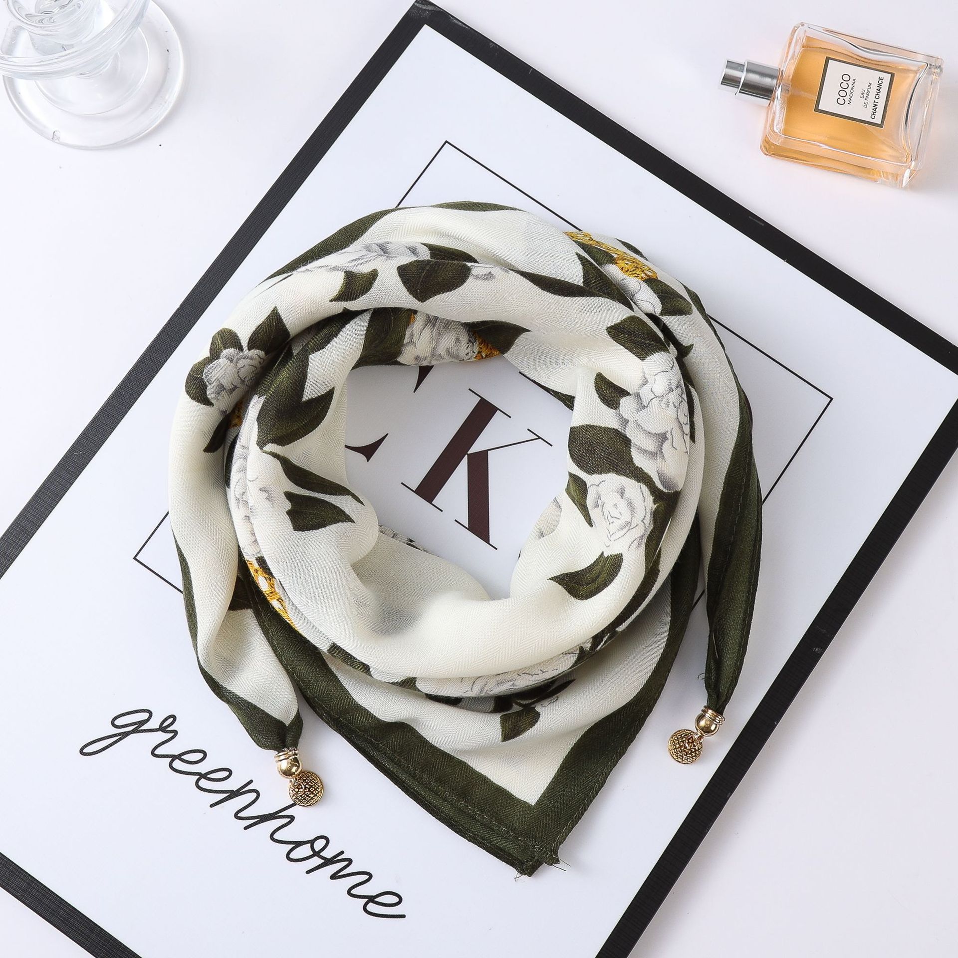 

Квадратний бавовняний лляний шарф унісекс – м’який, дихаючий, вітрозахисний і декоративний жакардовий плетений шарф