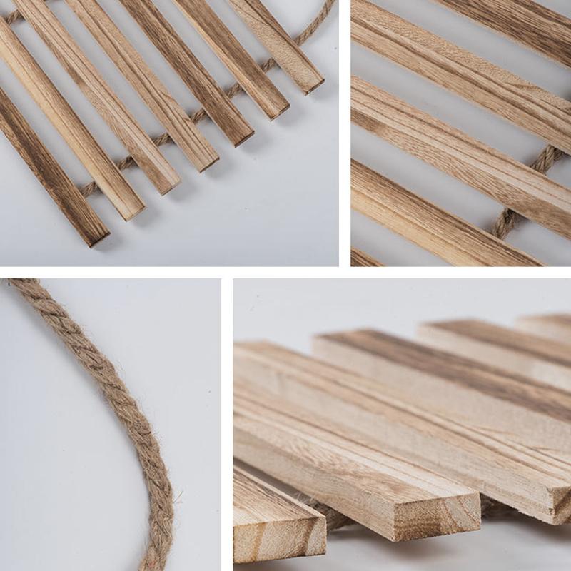 1PC Decorative Rustic Wooden Climbing Frame Flower Rack Space-Saving Vertical Garden Wall Decor Wood S/M/L