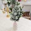 1pcs Christmas Tree Pine Branches Artificial Fake Plants Snow Pines Garland For Christmas Wreath Party Decor Xmas Gifts Ornament