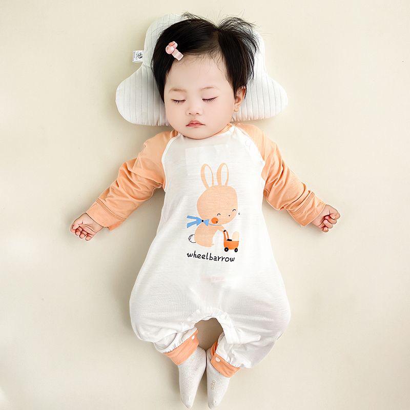 Four Seasons Baby Modal Long-Sleeve Romper & Pajamas Set