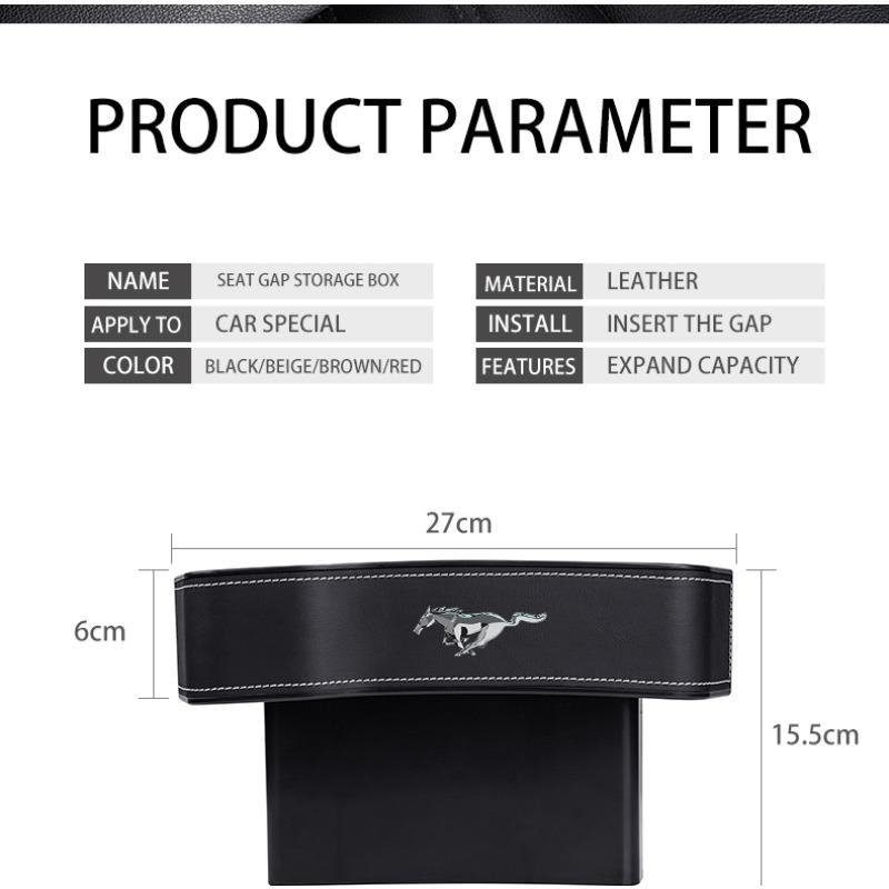 Car Seat Gap Organizer Multifunction Storage Box Cup Pocket For Ford Focus 2 3 Mondeo Mk3 F150 Fusion Mustang Mk7