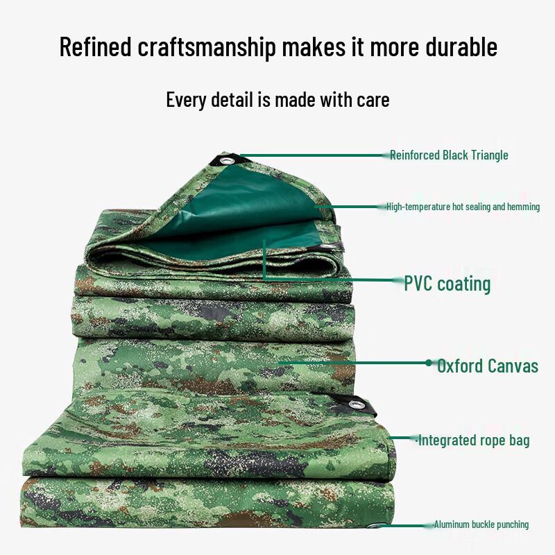 Jingzhou Camouflage Starry Sky Heavy-Duty Waterproof Canvas Tarp