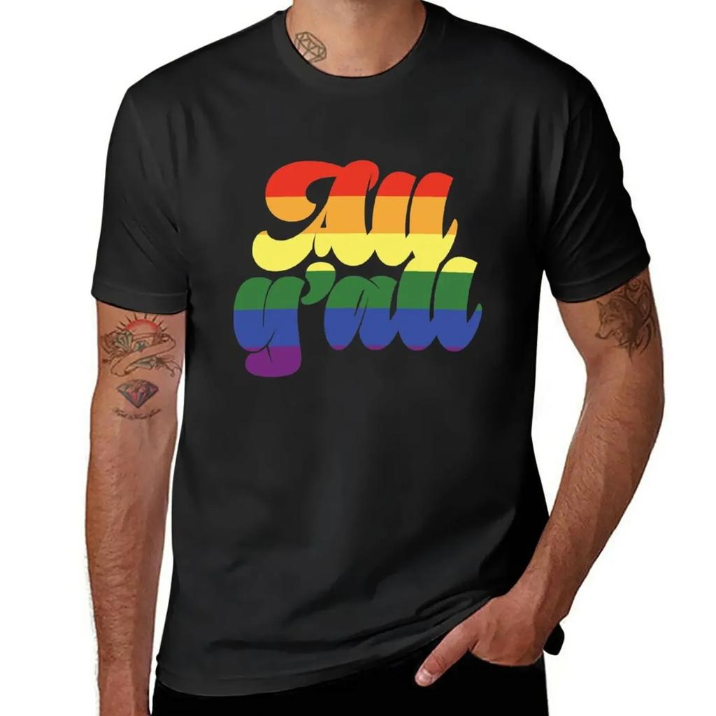All Y'all T-Shirt funnys oversizeds vintage clothes workout shirts for men